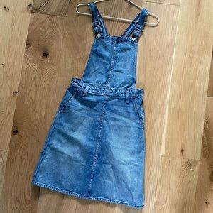 Madewell denim overalls jumper